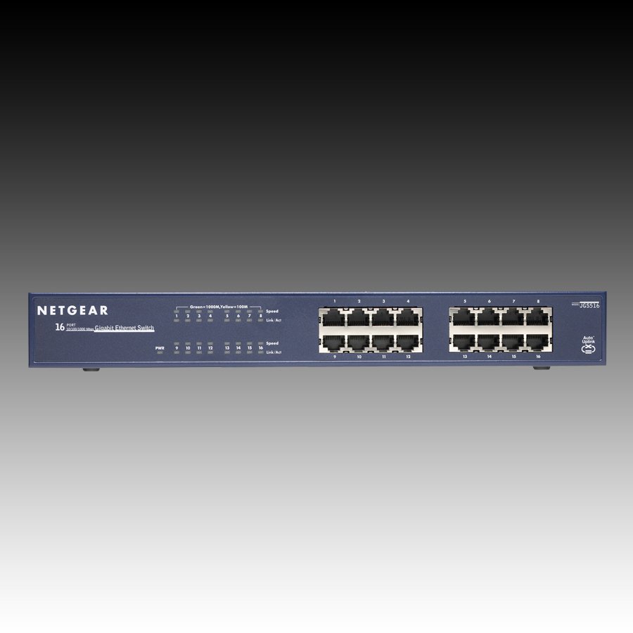 Switch NETGEAR 16 x 10/100/1000 Ethernet Switch Rack-mountable - Slika 3