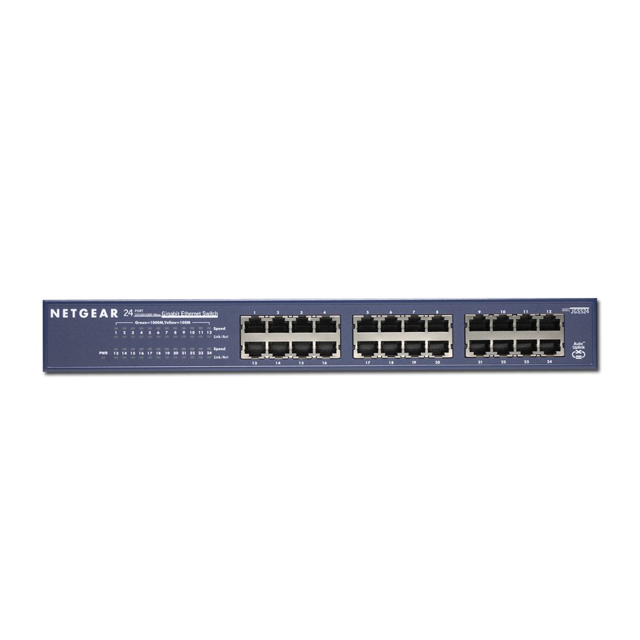 Switch NETGEAR 24 x 10/100/1000 Ethernet Switch Rack-mountable - Slika 4
