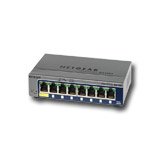 Switch NETGEAR ProSafe GS108T (8 x 1000/100/10Mbps, Desktop/Wallmount, DHCP Client Built-in, Jumbo Frames Support, Radius/TACACS+) Retail