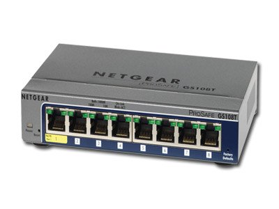 Switch NETGEAR ProSafe GS108T (8 x 1000/100/10Mbps, Desktop/Wallmount, DHCP Client Built-in, Jumbo Frames Support, Radius/TACACS+) Retail - Slika 2