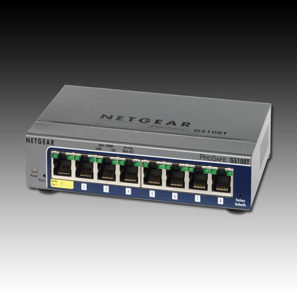 Switch NETGEAR ProSafe GS108T (8 x 1000/100/10Mbps, Desktop/Wallmount, DHCP Client Built-in, Jumbo Frames Support, Radius/TACACS+) Retail - Slika 4