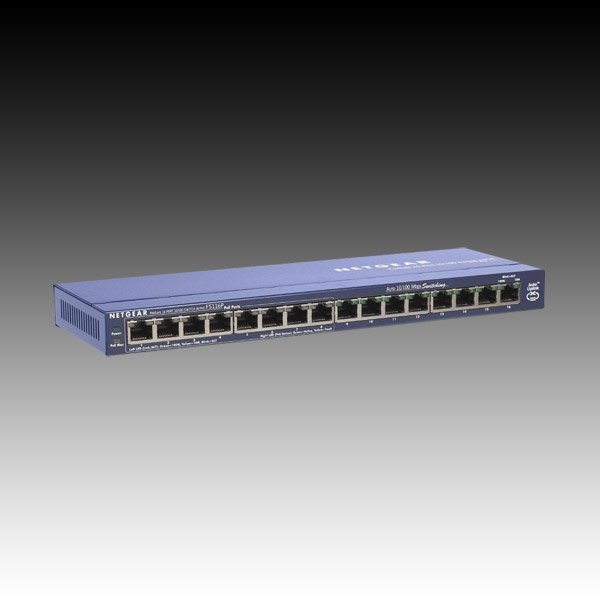 Netgear ProSafe Switch 16 x 10/100 Port with 8 Port PoE, external power supply - Slika 4
