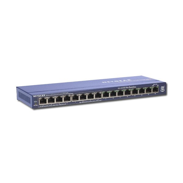 Netgear ProSafe Switch 16 x 10/100 Port with 8 Port PoE, external power supply - Slika 3