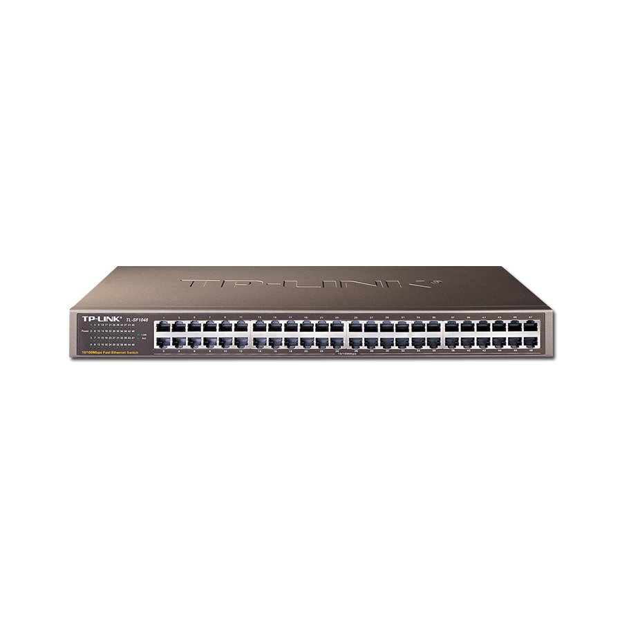 Switch TP-Link TL-SF1048, 48-Port RJ45 10/100Mbps Standard 19-inch rack-mountable steel case switch, 9.6Gbps Switching Capacity, Fanless, Auto Negotiation/Auto MDI/MDIX - Slika 4