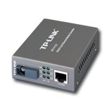 TP-Link 100M WDM Optički pretvarač, 10/100M RJ45 u 100M Single-mode SC, Full-duplex, Tx:1550nm, Rx:1310nm, do 20km, switching power adapter, chassis mountable