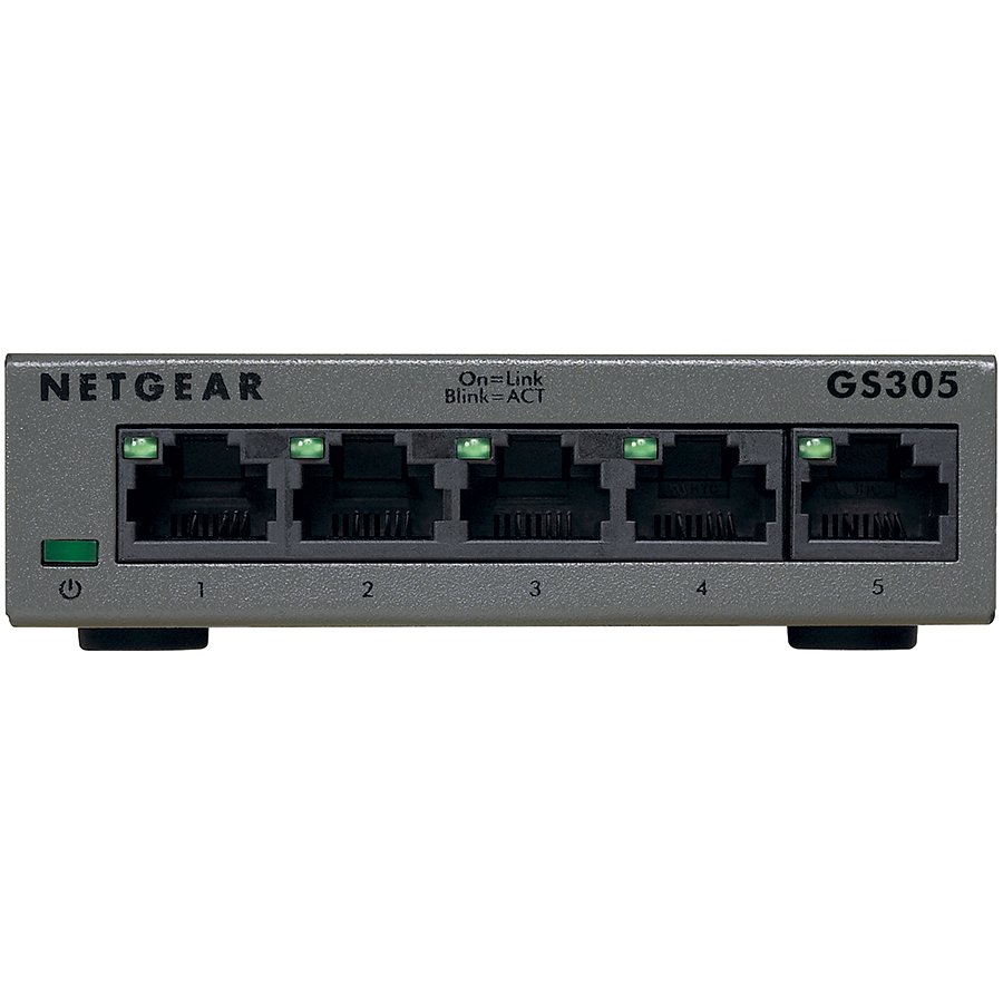 Netgear 5 port PoE Gigabit Ethernet Switch