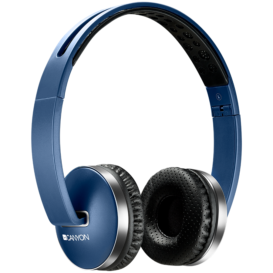 Wireless Foldable Headset, Bluetooth 4.2, Blue - Slika 3