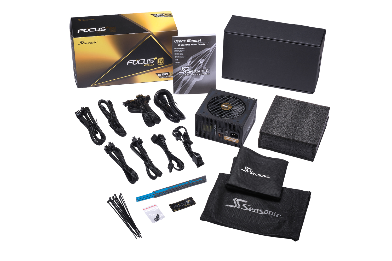 Seasonic FOCUS Plus 550 Gold napajanje, 550W, 80+ Gold