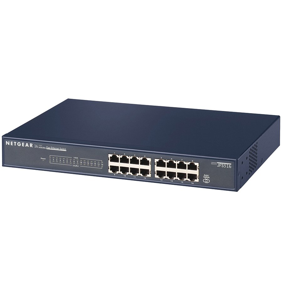 Netgear Switch JFS516 (16 x 100/10Mbps) Retail
