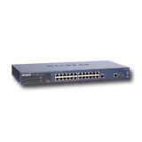 Switch NETGEAR FS726T (24 x 10/100Mbps, 2 x 10/100/1000Mbps, 1 SFP Slots, DHCP Client Built-in)