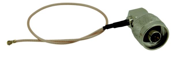 MaxLink Pigtail 25cm RG178 U.FL N male 90° angled