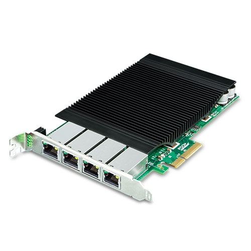 Planet 4-Port GbE 802.3at PoE PCIe (120W PoE budget)