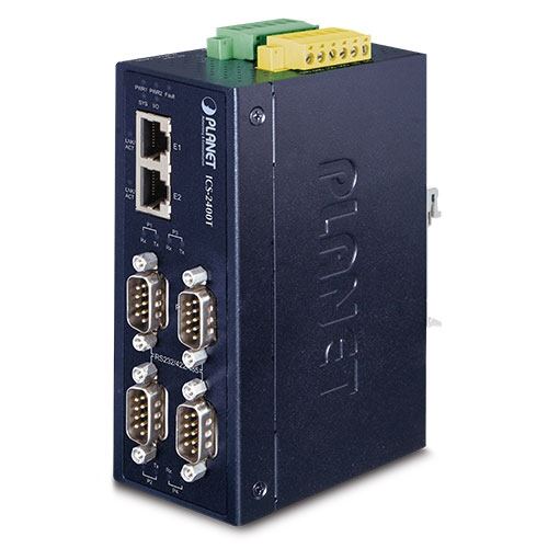 Planet Industrial 4-Port RS232 RS422 RS485 Serial Device Server