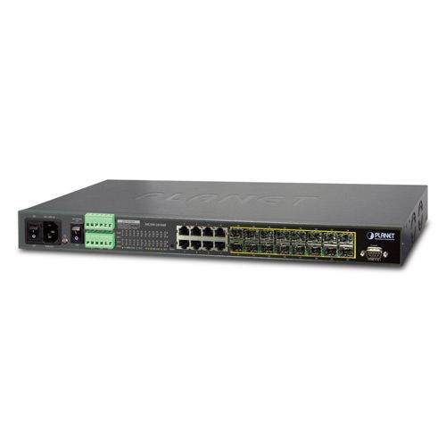 Planet MGSW-24160F 16-Port 1000Base-X SFP 8-Port 1000Base-T Switch