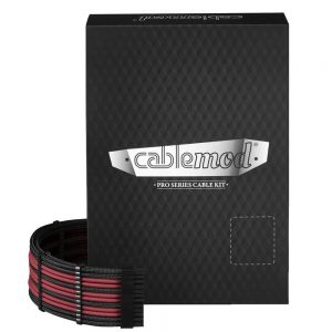 CableMod PRO ModMesh C-Series AXi, HXi & RM Kabelski kit - crni/crveni