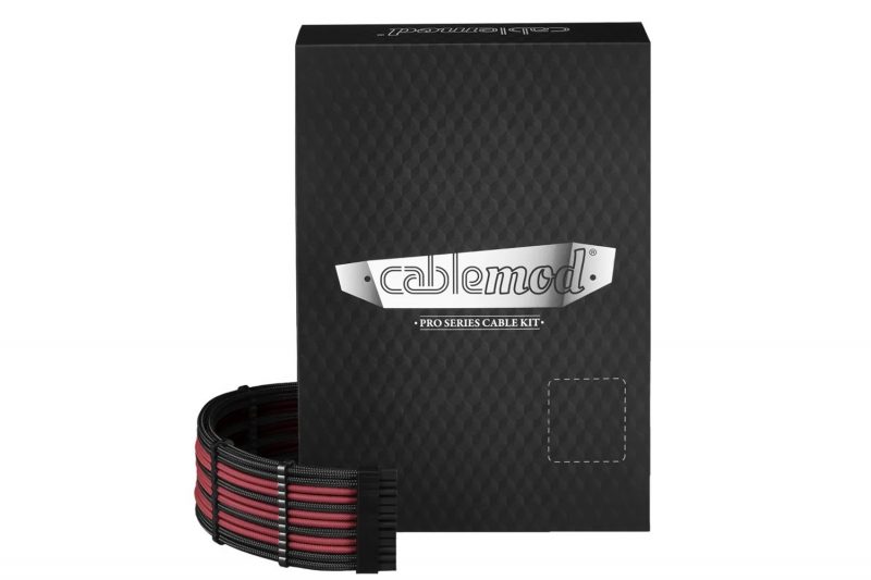 CableMod PRO ModMesh C-Series AXi, HXi & RM Kabelski kit - crni/crveni