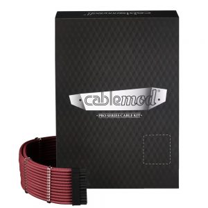 CableMod PRO ModMesh C-Series AXi, HXi & RM Kabelski Kit - krvavo crveni