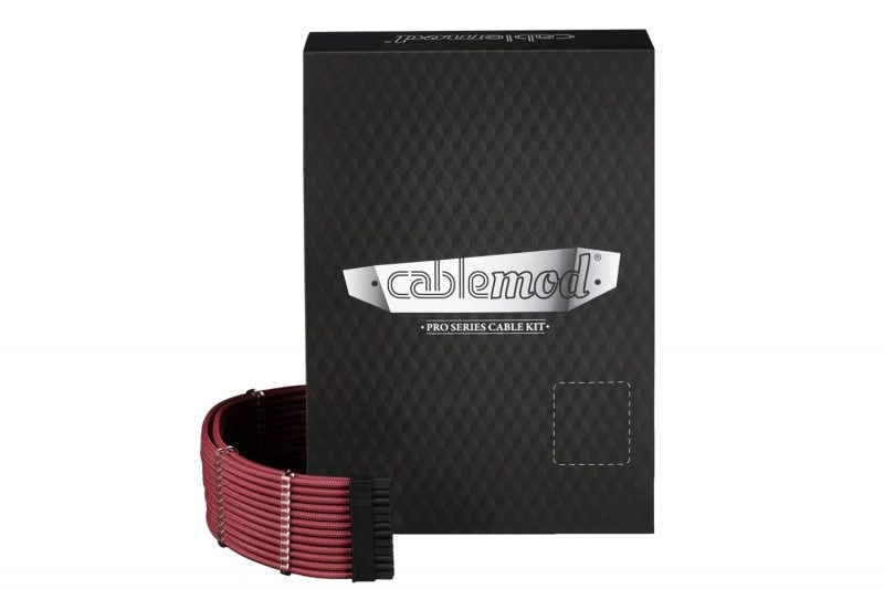 CableMod PRO ModMesh C-Series AXi, HXi & RM Kabelski Kit - krvavo crveni