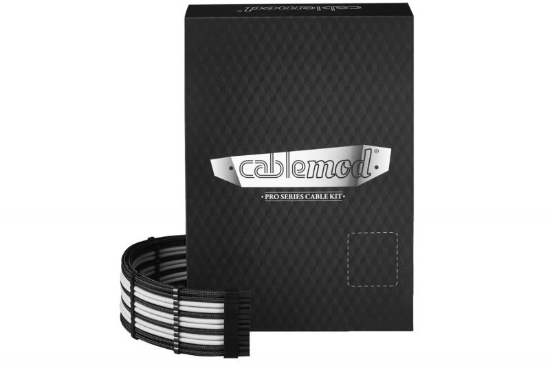 CableMod PRO ModMesh C-Series RMi & RMx Kabelski kit - crno / bijeli