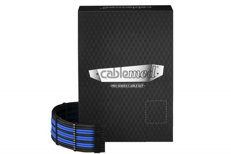 CableMod PRO ModMesh C-Series RMi & RMx Kabelski kit - crno / plavi