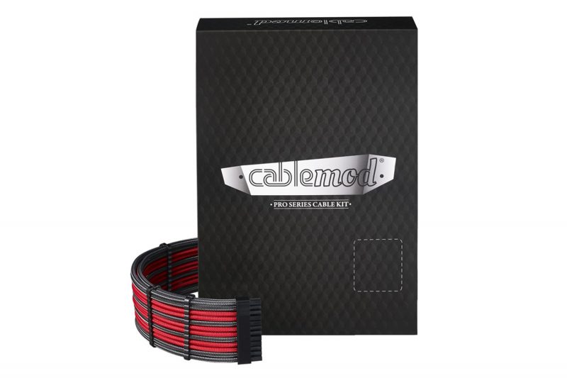 CableMod PRO ModMesh RT-Series ASUS ROG / Seasonic Kabelski Kit – carbon/crveni