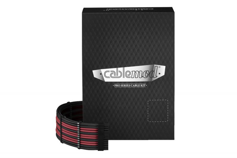 CableMod PRO ModMesh RT-Series ASUS ROG / Seasonic Kabelski Kit – crni/crveni