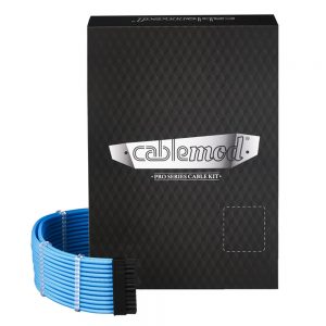 CableMod PRO ModMesh RT-Series ASUS ROG / Seasonic Kabelski Kit – svijetlo plavi