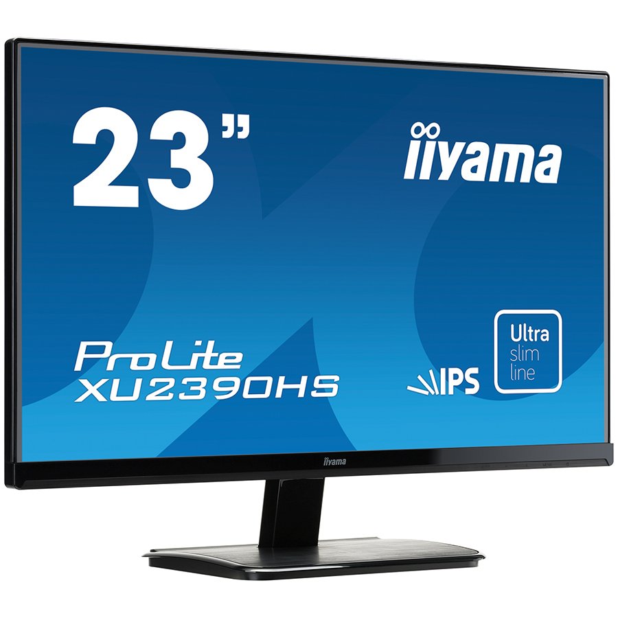 IIYAMA Monitor Prolite, 23" ULTRA SLIM LINE , 1920x1080, IPS-panel, 4ms, 250 cd/m², Speakers, VGA, DVI & HDMI - Slika 2