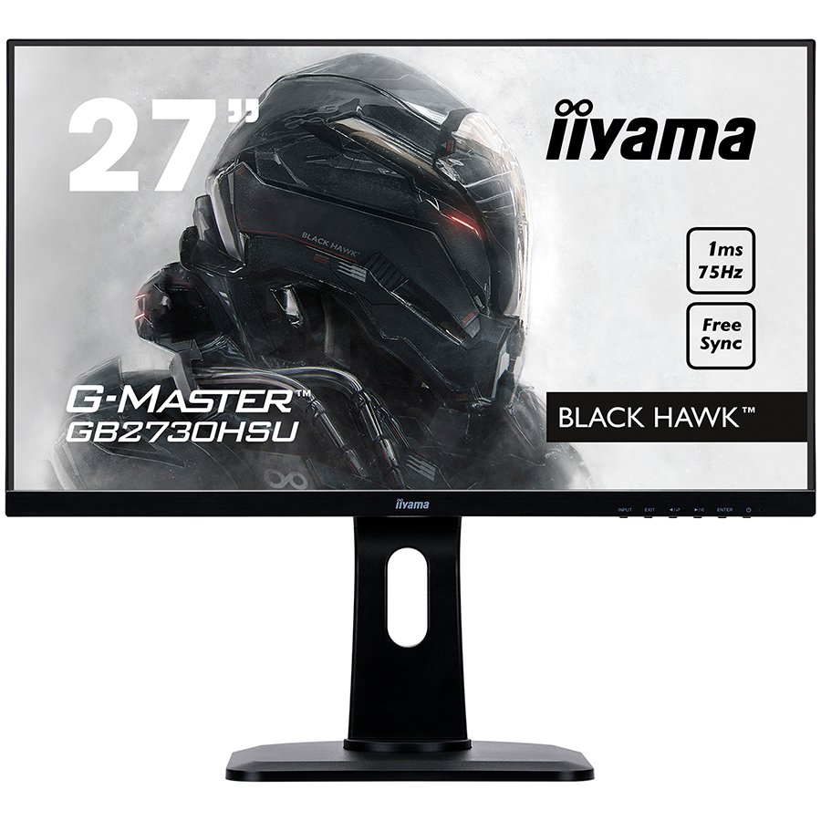 Iiyama GB2730HSU-B1 monitor, 27", FullHD, 75Hz, FreeSync, TN