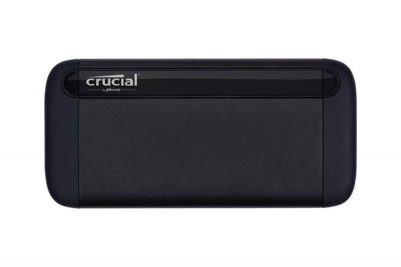 CRUCIAL X8 Portable SSD, 500GB, USB-C, crni