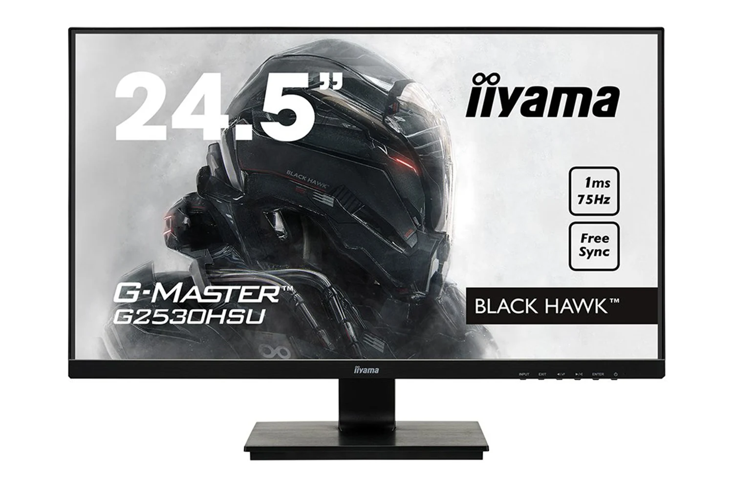 Iiyama G2530HSU-B1 Monitor, 25", FullHD, 75Hz, FreeSync, TN