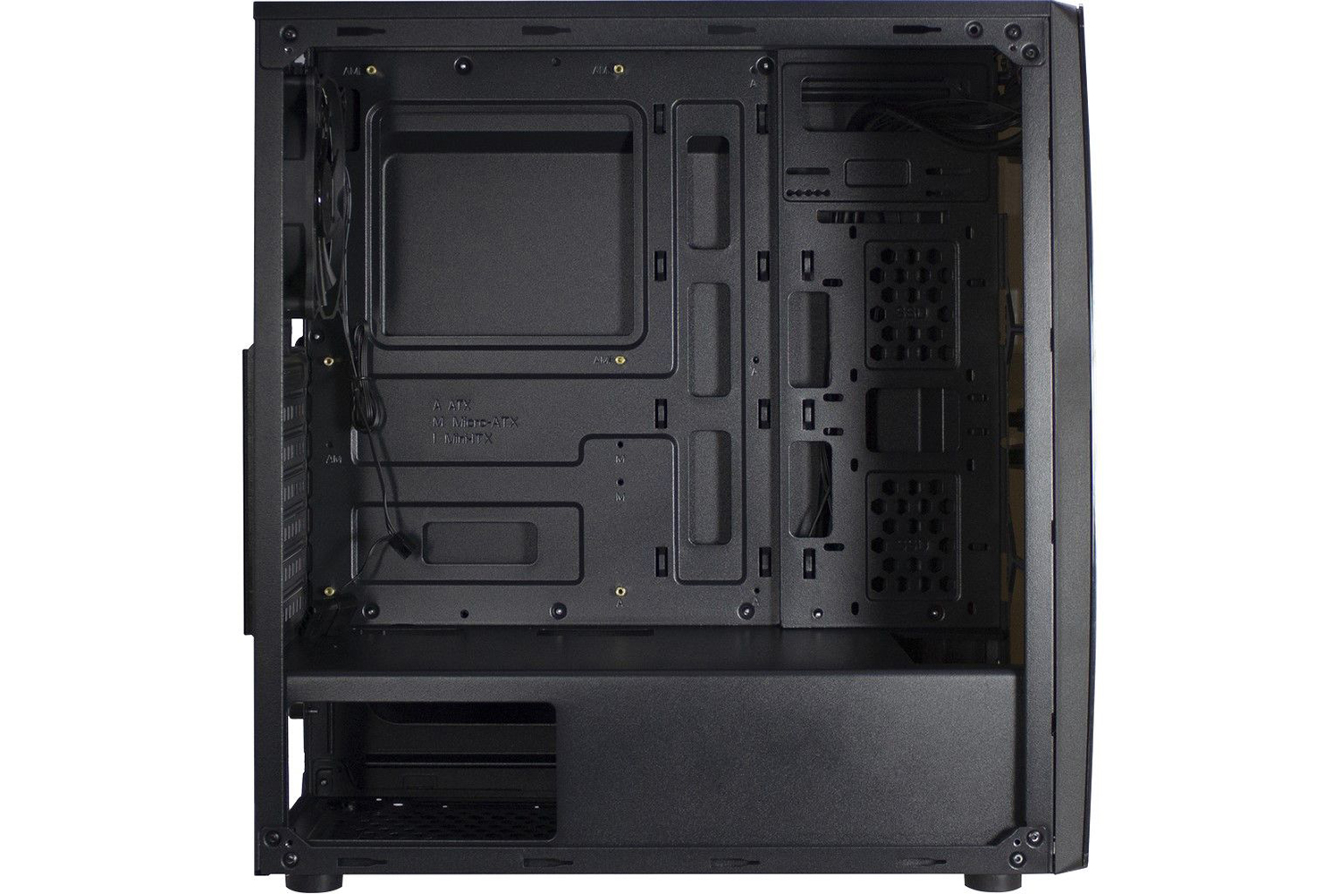 INTER-TECH Thunder kućište, crno, ATX Mid Tower - Slika 4