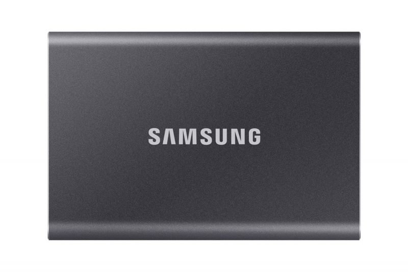 SAMSUNG Portable SSD T7, 500GB, USB-C, sivi