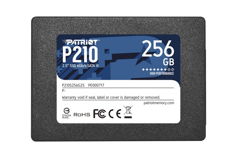 Patriot P210 SSD, 256GB