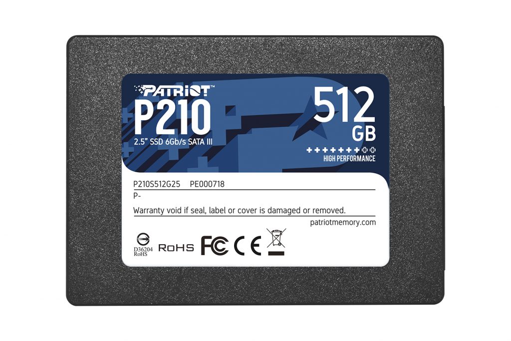 Ssd диск patriot p210 512gb не видит