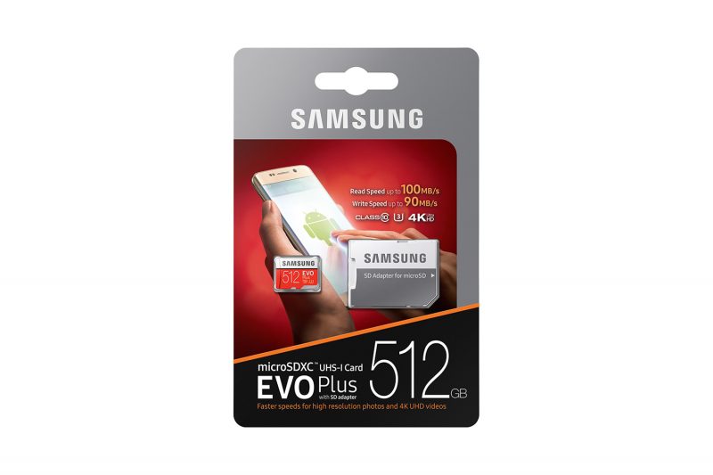 Samsung Evo Plus 512GB microSD, memorijska kartica
