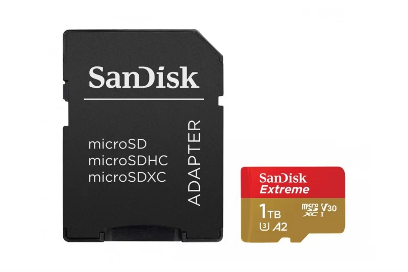 SanDisk Extreme 1TB, MicroSDXC, UHS-I memorijska kartica + SD Adapter