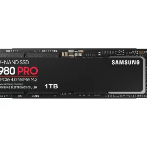 SAMSUNG 980 PRO SSD, 1TB, PCIe 4.0, M.2.