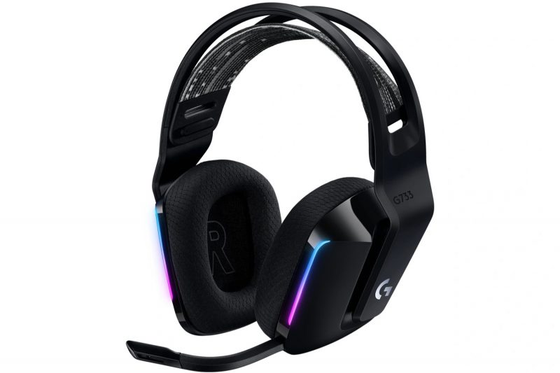Logitech G733 LIGHTSPEED Black, gaming slušalice