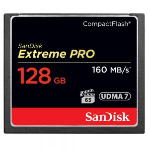 SanDisk Compact Flash Extreme PRO, 128GB, memorijska kartica