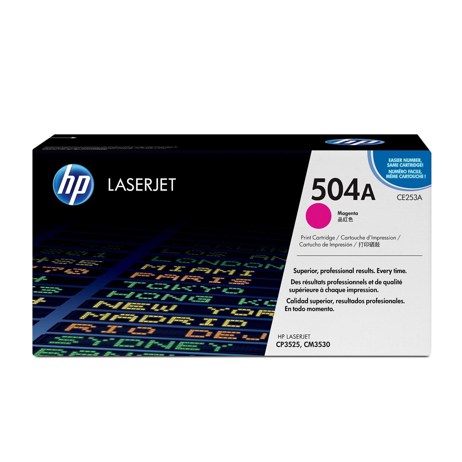 TONER HP CE253A CM3530 MAGENTA 504A