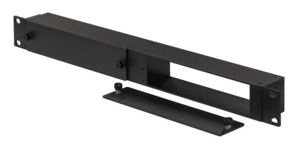 MikroTik 1U Chassis bracket that can hold two CWDM-MUX8A units