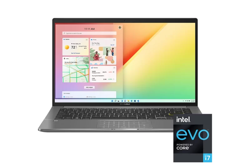 ASUS Vivobook S14 notebook, S435EA-EVO-WB711R, 14"/i7/8GB/Iris/512GB/W10
