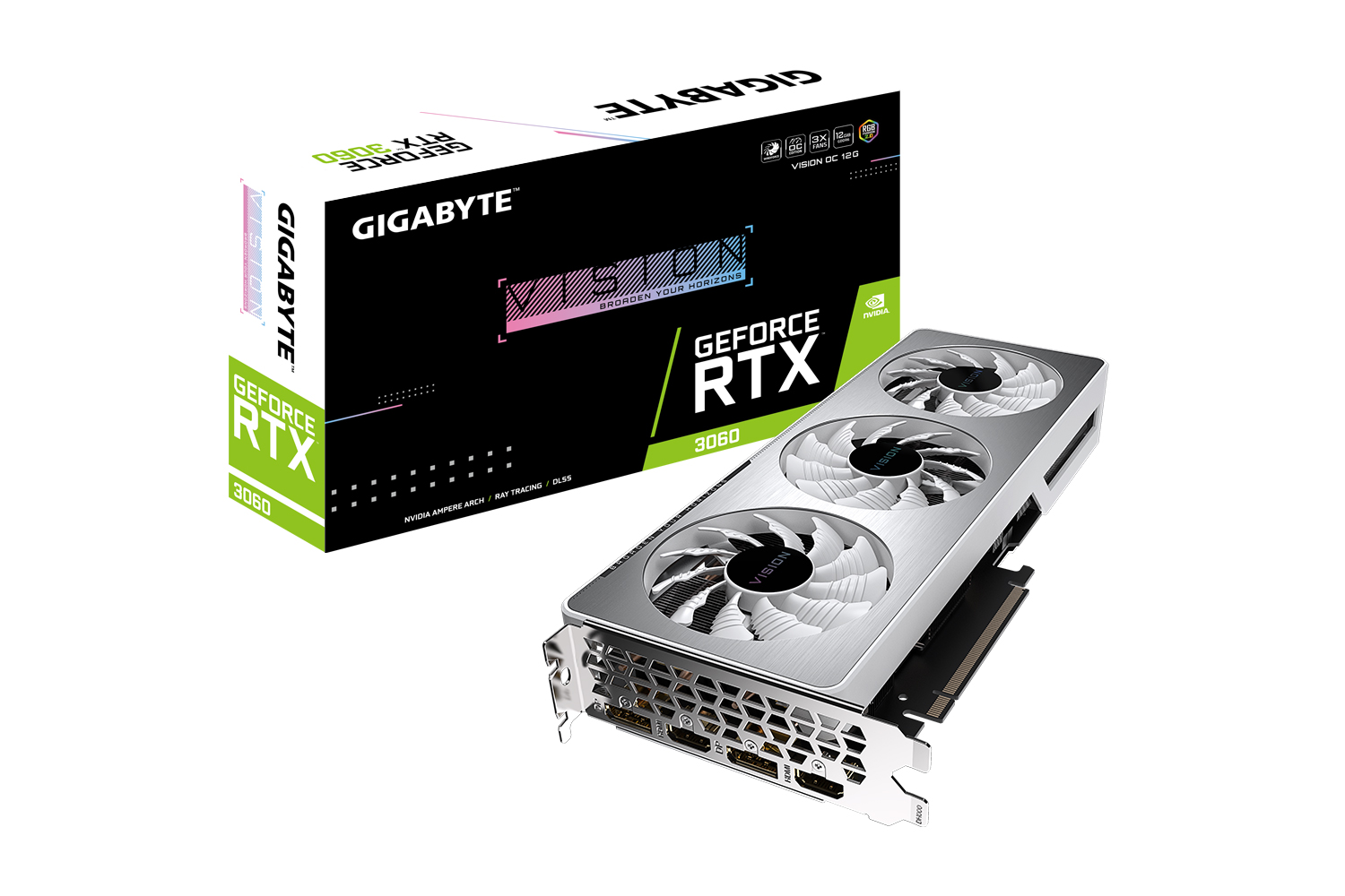 GIGABYTE GeForce RTX 3060 VISION OC 12G, grafička kartica