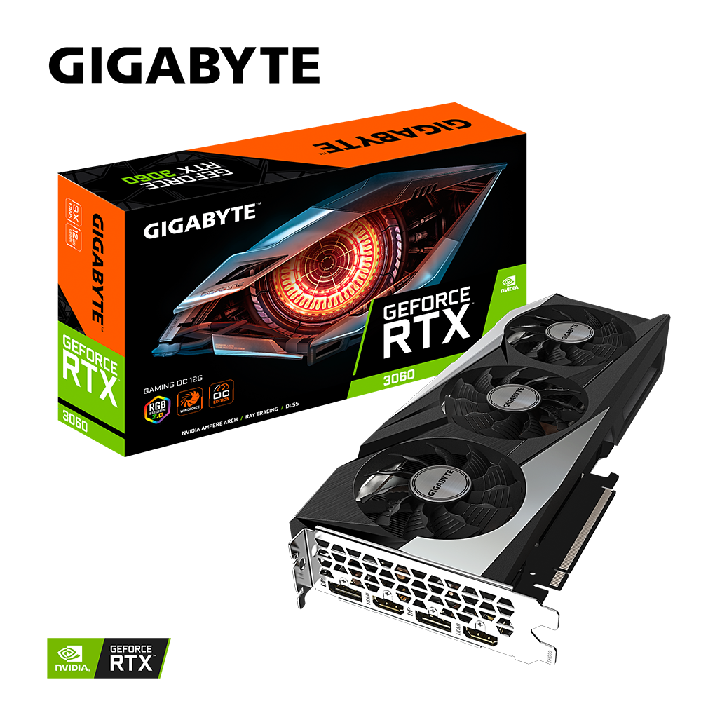 GIGABYTE GeForce RTX 3060 GAMING OC 12G, grafička kartica