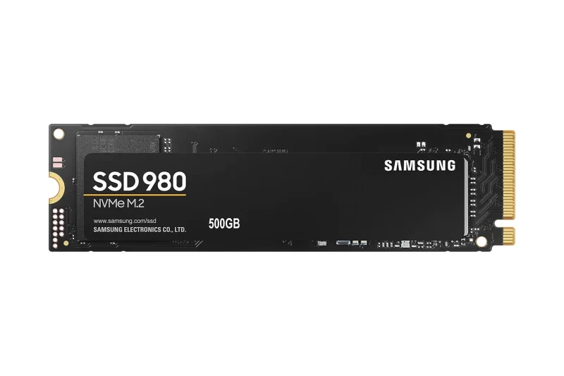 SAMSUNG 980 SSD, 500GB, PCIe 3.0, M.2.