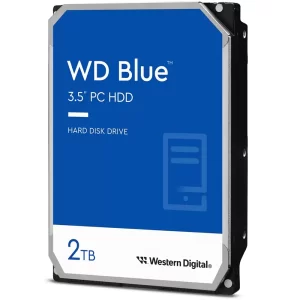 WD Blue HDD, 2TB, 7200RPM, 3.5"