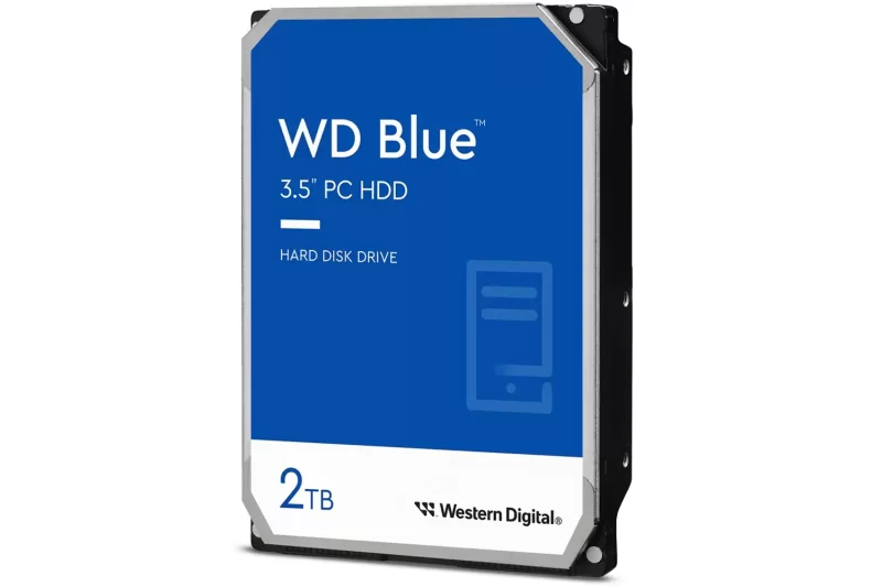 WD Blue HDD, 2TB, 7200RPM, 3.5"