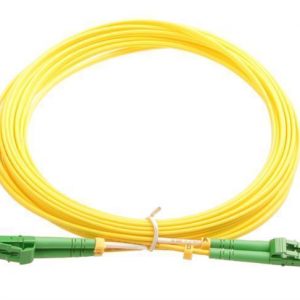 NFO Patch cord, LC APC-LC APC, Singlemode, 9 125, G.657.A2, Duplex, 3mm, 10m