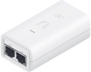 Ubiquiti Networks Gigabit PoE adapter White 24V 0,5A (12W), w power cable (EU)